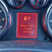 Water in fuel dashboard message