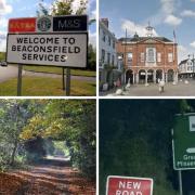Towns in Buckinghamshire (Beaconsfield, High Wycombe, Bisham, Princes Risborough)