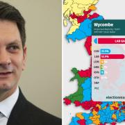 Steve Baker (left) has been predicted to lose his seat at the next General Election