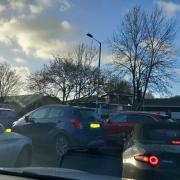 There was heavy congestion in High Wycombe and Loudwater this morning (January 22)