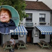 'Not something that happens everyday': Ed Sheeran spotted at pub in Marlow