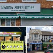 Here are the three places in Bucks with a zero star food hygiene rating
