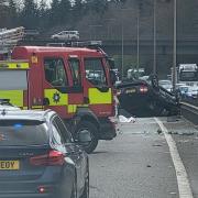 M40 crash leaves man needing immediate emergency care
