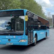 Arriva bus at station in High Wycombe