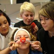 College offers Hair & Beauty pampering for Red Nose Day