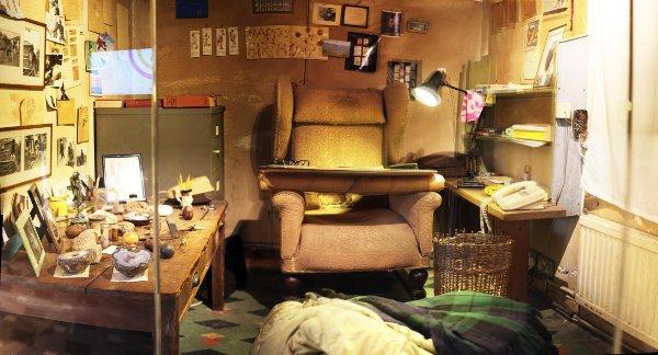 Roald Dahl's Writing Hut goes on display today