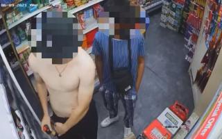 Shoplifting in a store in Aylesbury