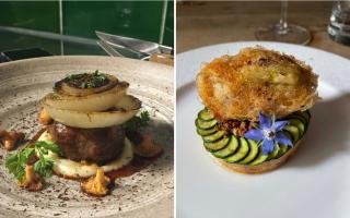 Food at The Coach (left) and food at The Hand & Flowers (right). Credit: Tripadvisor