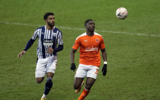 Bez Lubala (pictured left whilst at Blackpool in 2021) has joined Wycombe from Burton Albion