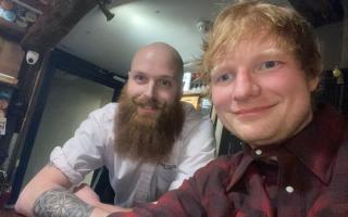 'Unbelievable': Staff shock as Ed Sheeran stops by Marlow pub for a pint
