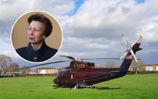 'A very special visitor': Princess Anne makes surprise trip to Buckinghamshire