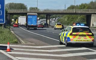 LIVE: 'Serious' delays on M40 after lorry crash