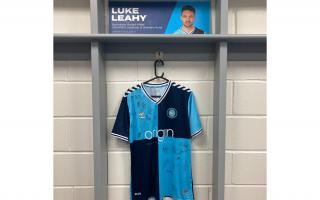 Luke Leahy has helped raise money for the South Central Ambulance Charity following his head injury against Stevenage on November 11