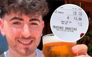 Man proves you can fly to Spain and buy a pint for less than £15