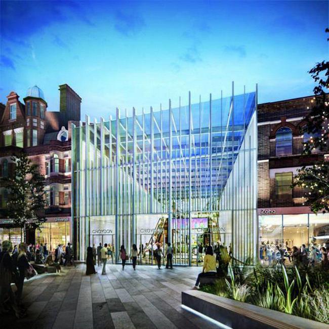 An artist's impression of how part of the proposed shopping centre could look