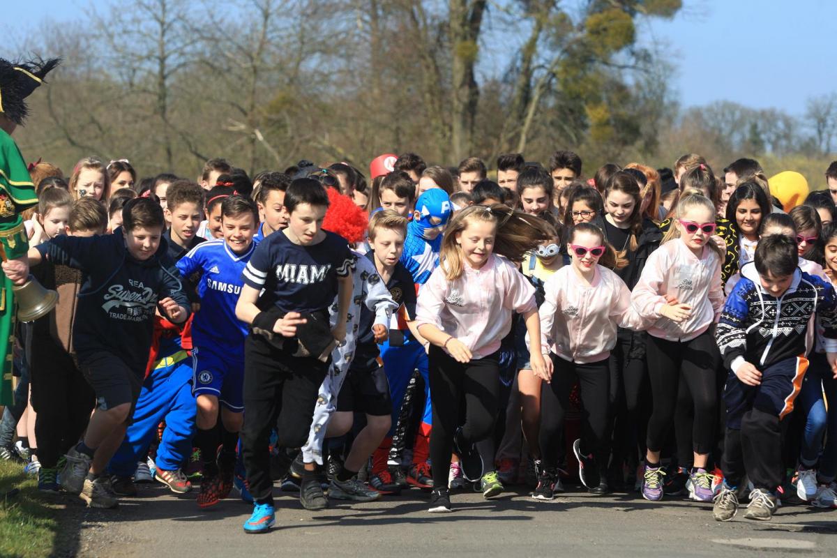Pupils from The Beaconsfield School and Alfriston School joined forces to take part in the 5k race through Old Town