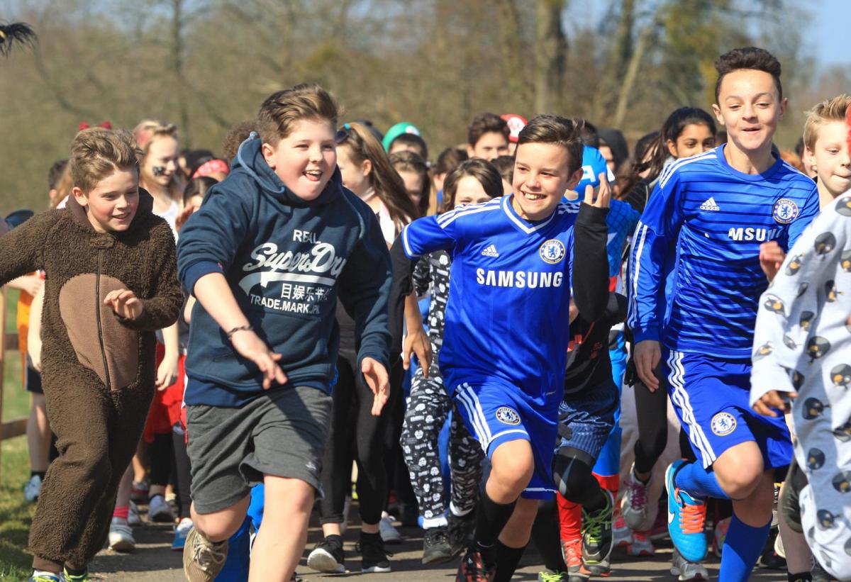 Pupils from The Beaconsfield School and Alfriston School joined forces to take part in the 5k race through Old Town