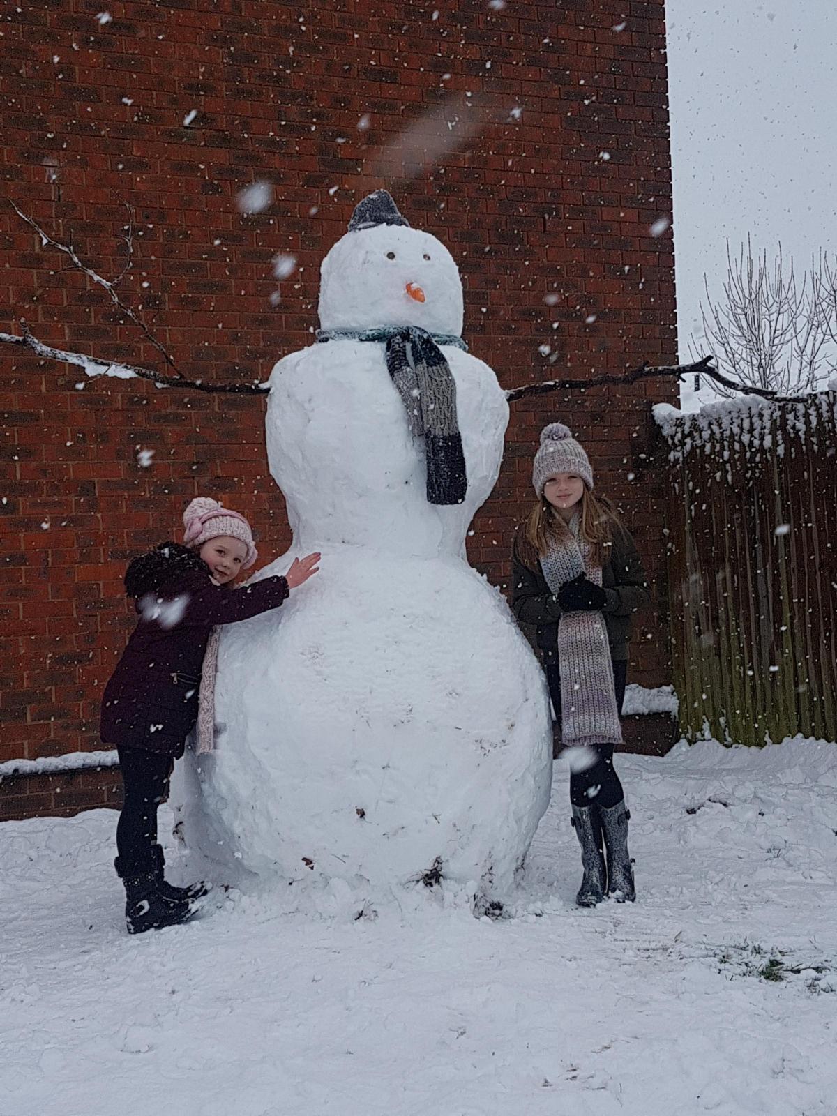 '8ft snowman' from Lisa Mason