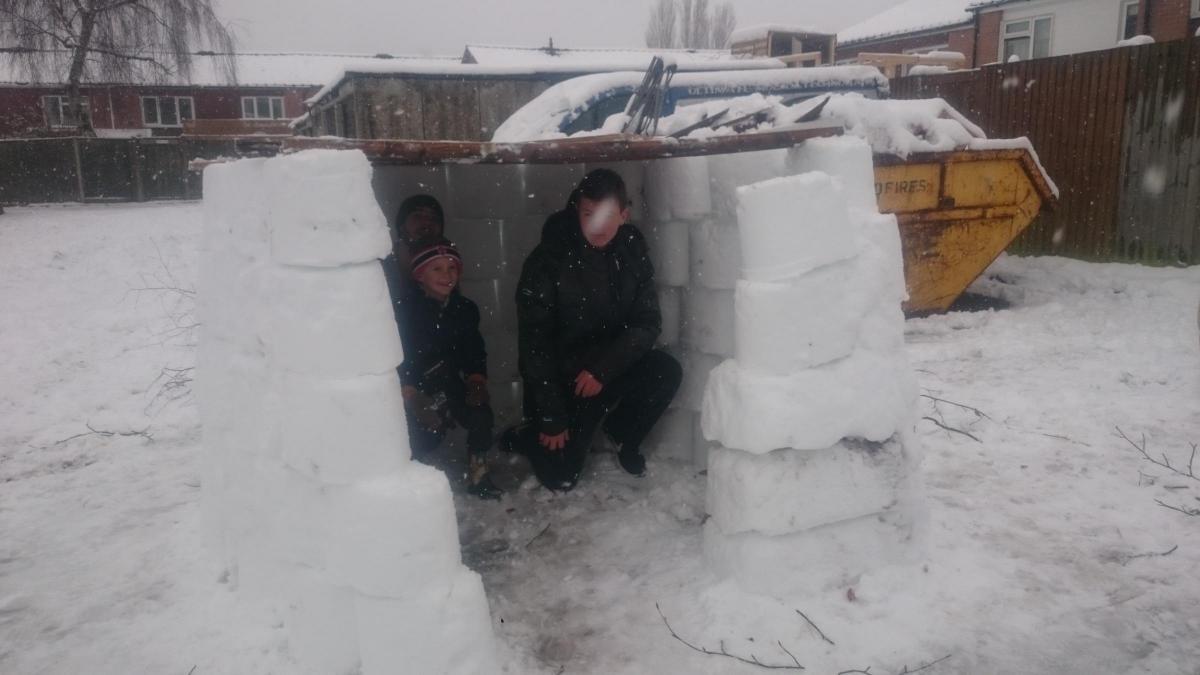 Snow igloo from Kathryn Robbin