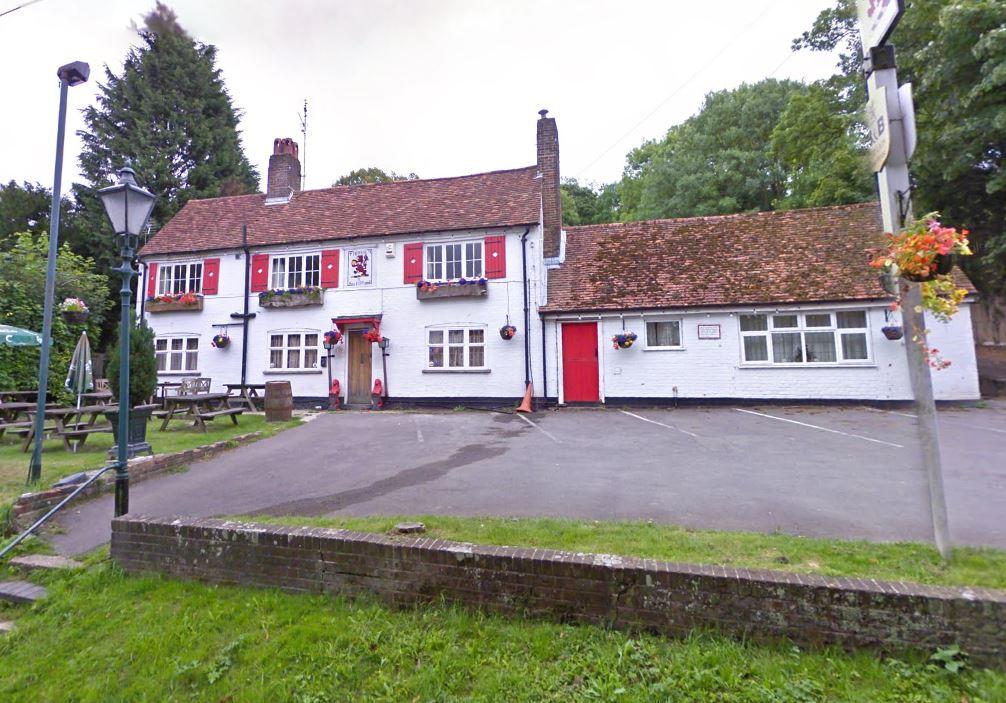 1 - The Red Lion Public House, Upper Icknield Way, Whiteleaf (Last inspection: March 13, 2018). Picture by Google Maps