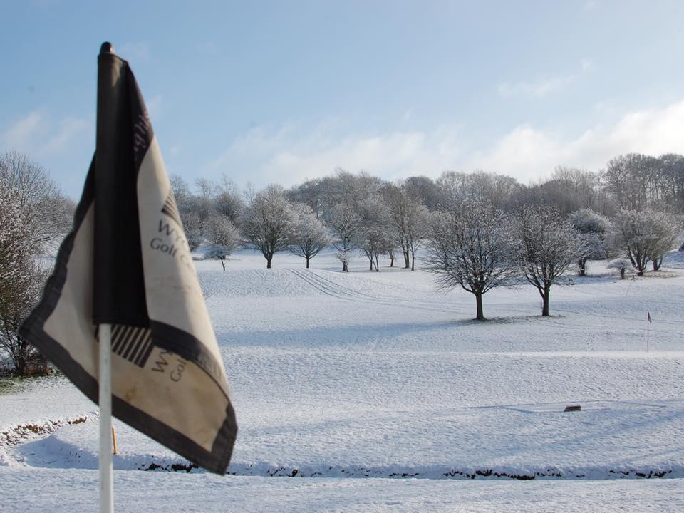 Snow stops play at Wycombe Heights golf club. Picture by Michelle Slater