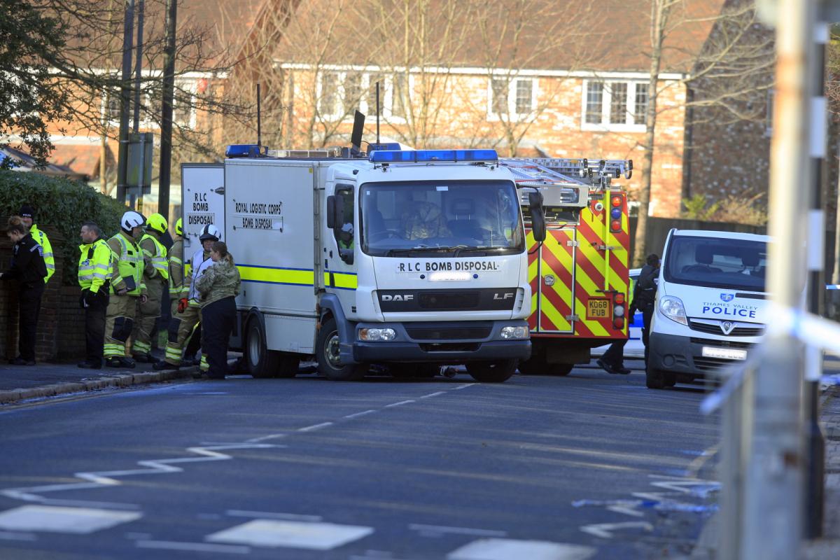 Bomb disposal in Beaconsfield - February 2019